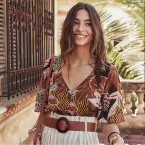 Sezane Aretha Blouse Sz 38